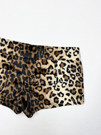 Egoist Leopard Mini Shorts ♡ S