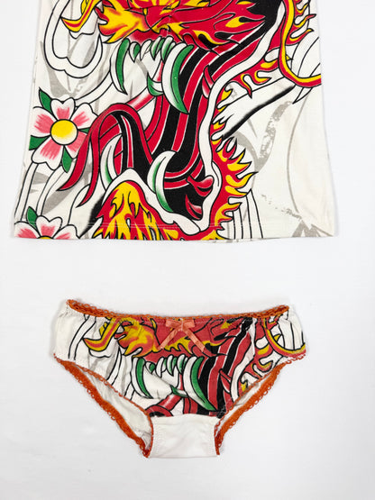 Christian Audigier Cami & Underwear Set ♡ XS
