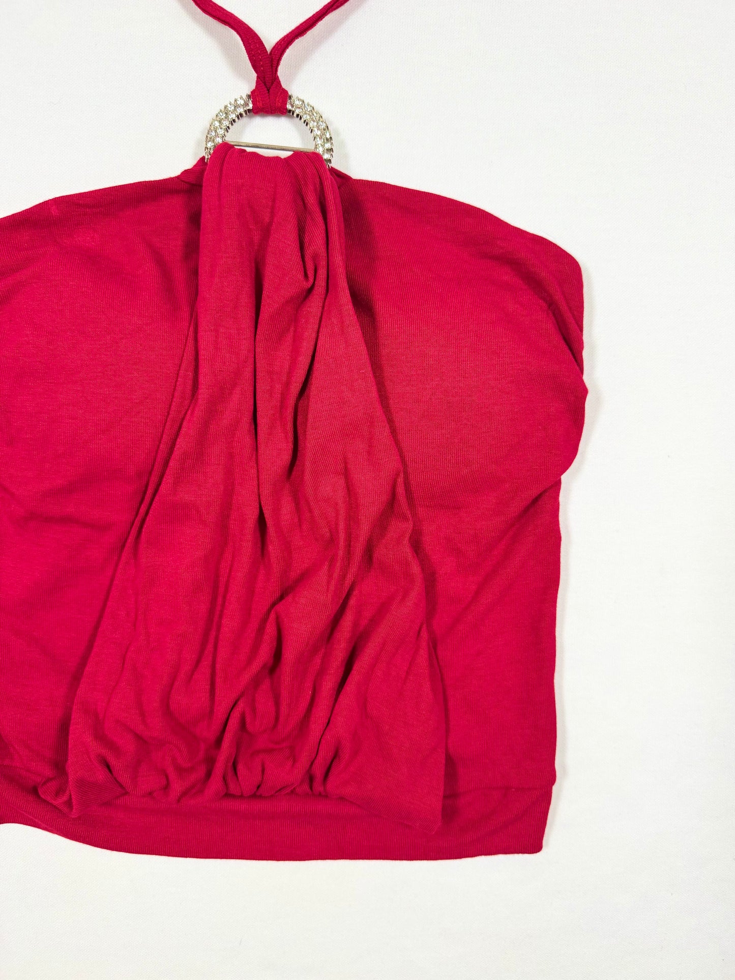 Red O-ring Halter ♡ Size XS