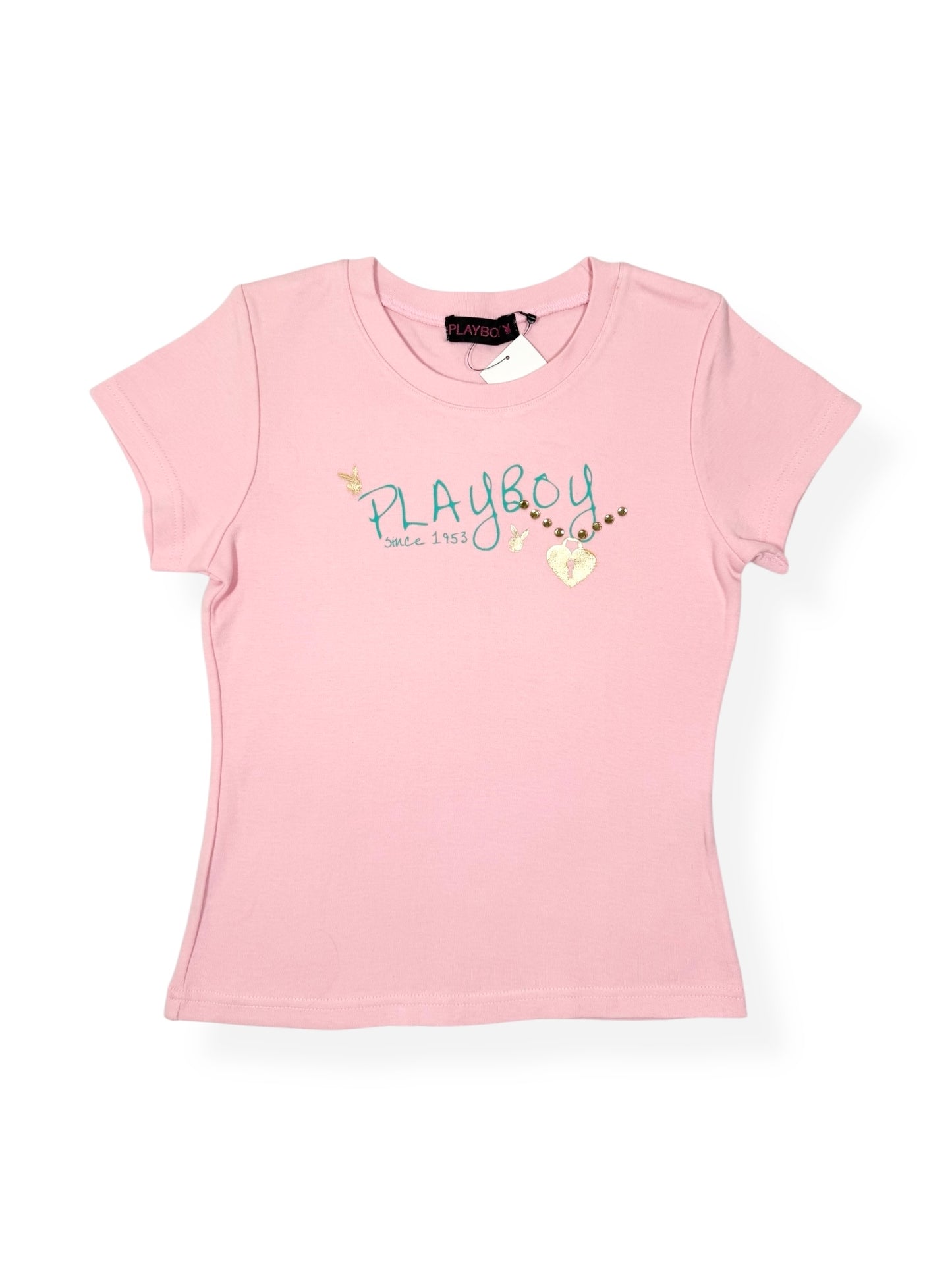 Playboy Locket Tee ♡ Size S/M