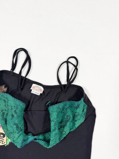 Ed Hardy Green Lace Cami ♡ Size S