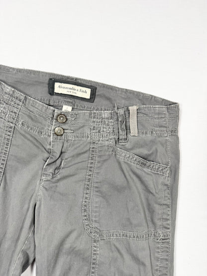 Abercrombie & Fitch Grey Cargo Pants ♡ S