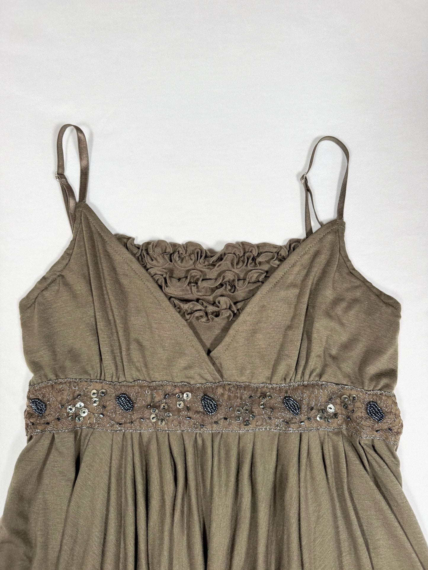 Khaki Pixie Cami ♡ Size S/M