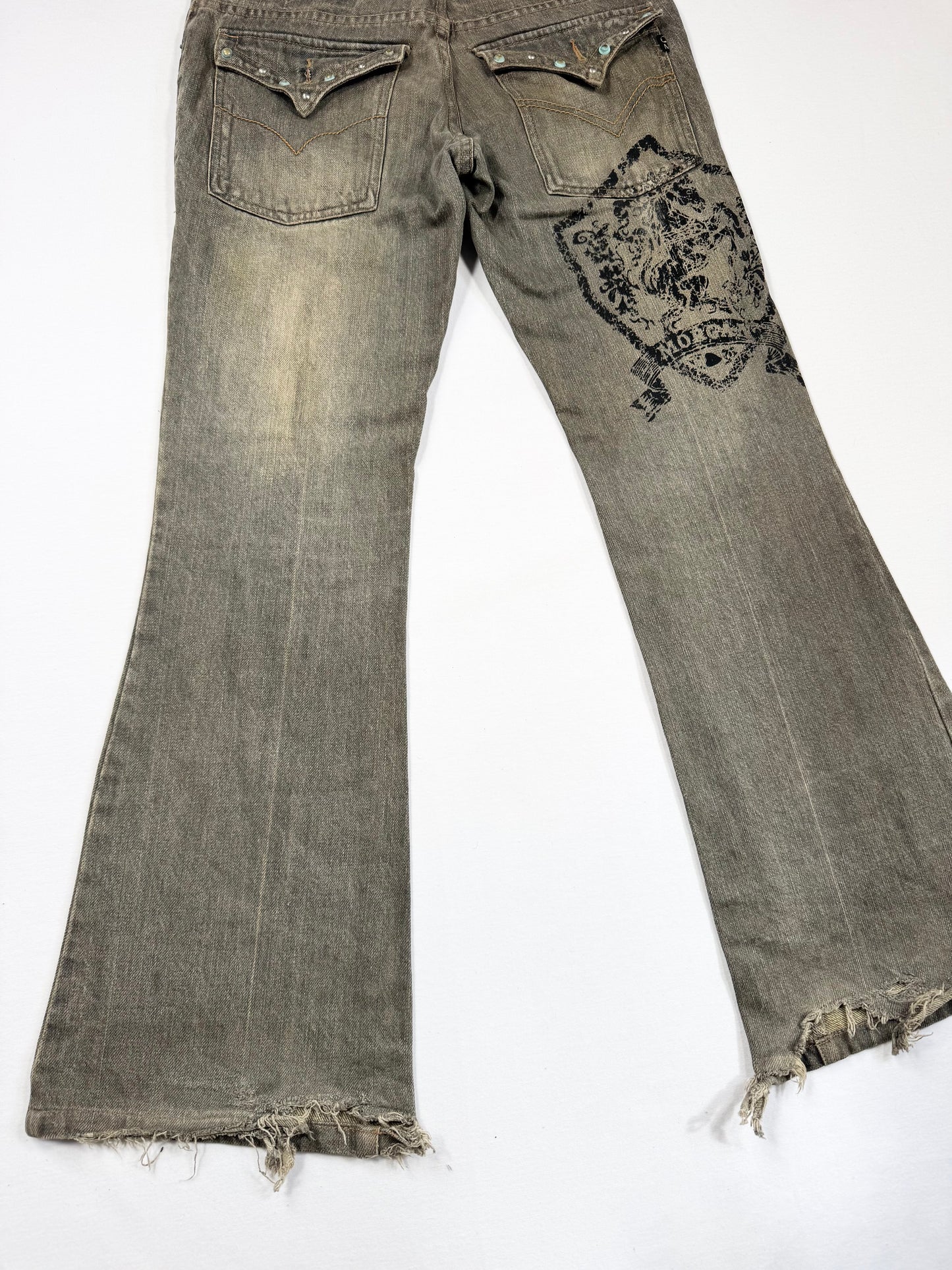 Morgan De Toi Grunge Flared Jeans ♡ M