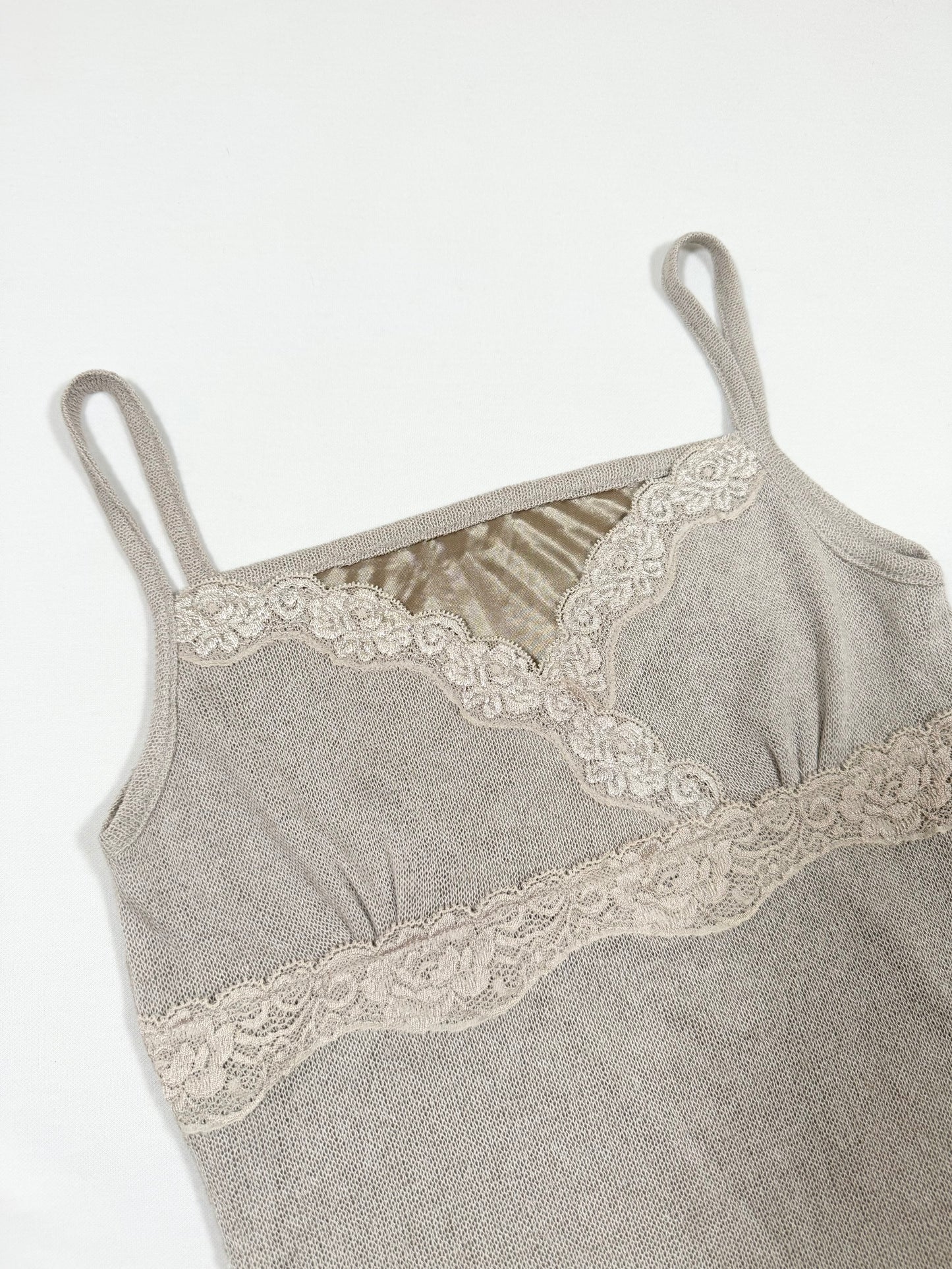 Grey Knit Cami