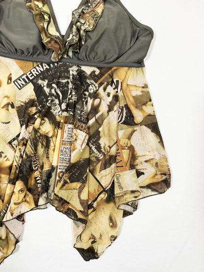 Magazine Print Halter
