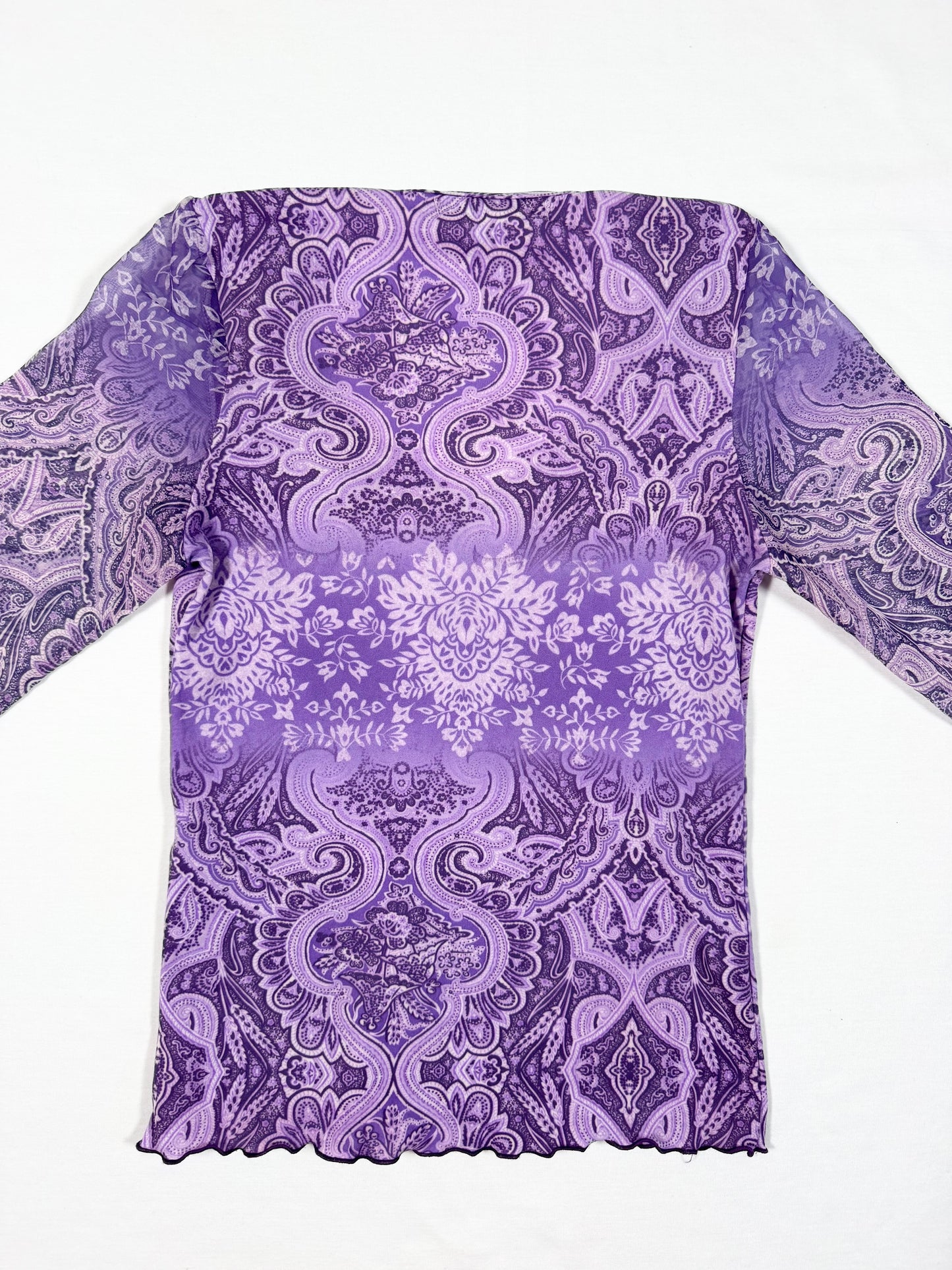 Jennyfer Purple Bell Sleeve Top ♡ Size S