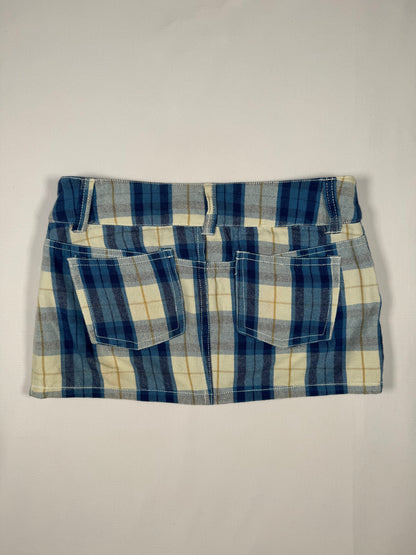 Love Boat Plaid Mini Skirt