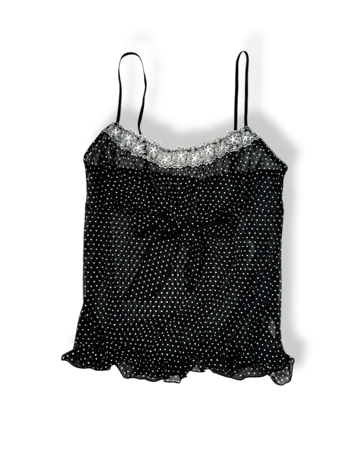 Polka Dot Micromesh Cami