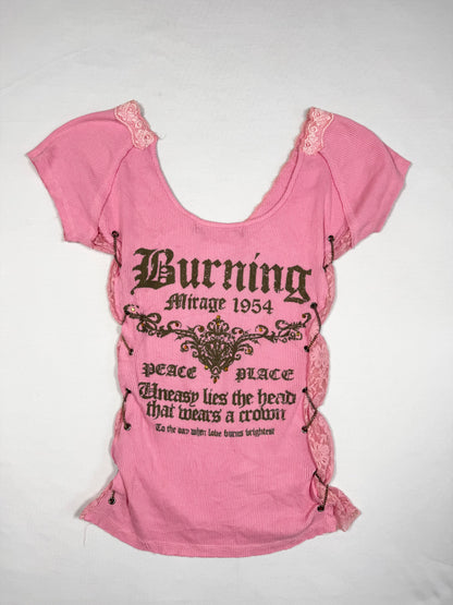 Chain Pink Tee ♡ Size XS