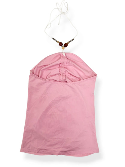 Pink Beaded Halter ♡ S