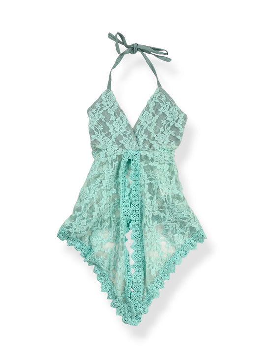 Seafoam Lace Halter Cami ♡ XS/S