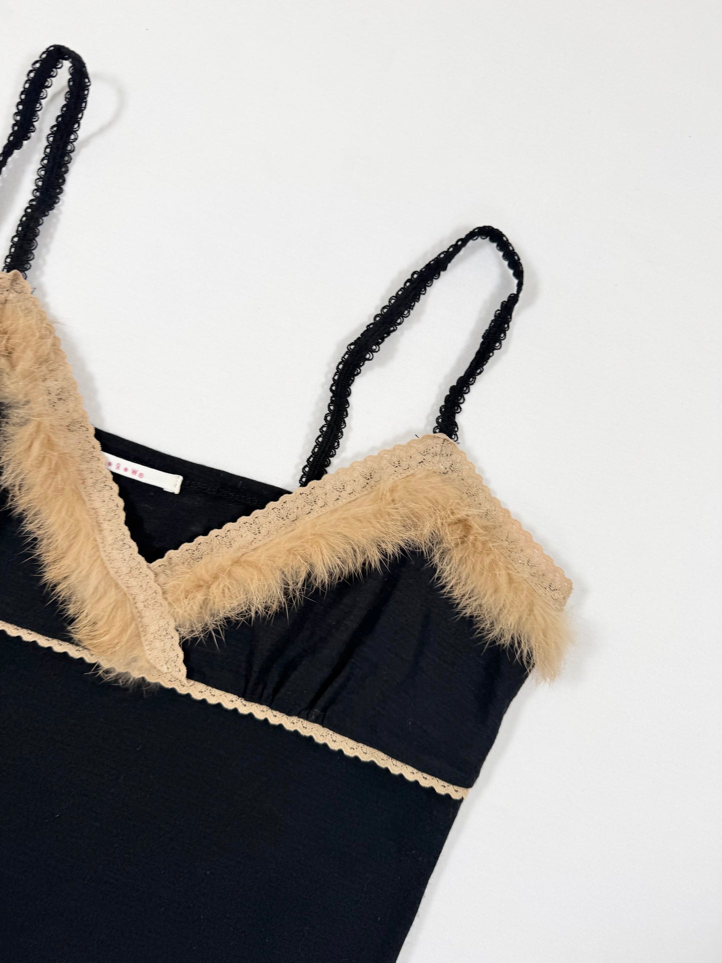 Fur Trim Cami ☆ S