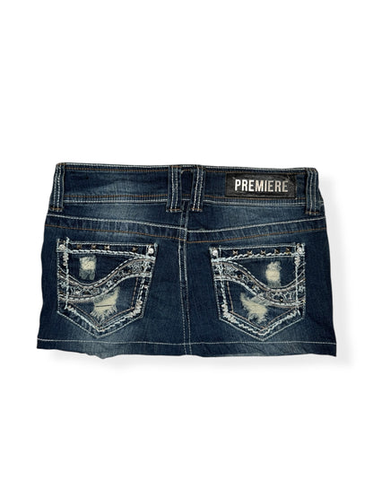 Premiere Diamante Mini Skirt ♡ Size S