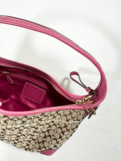 Pink Leather Coach Bag ♡