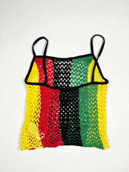 Rasta Crochet Cami