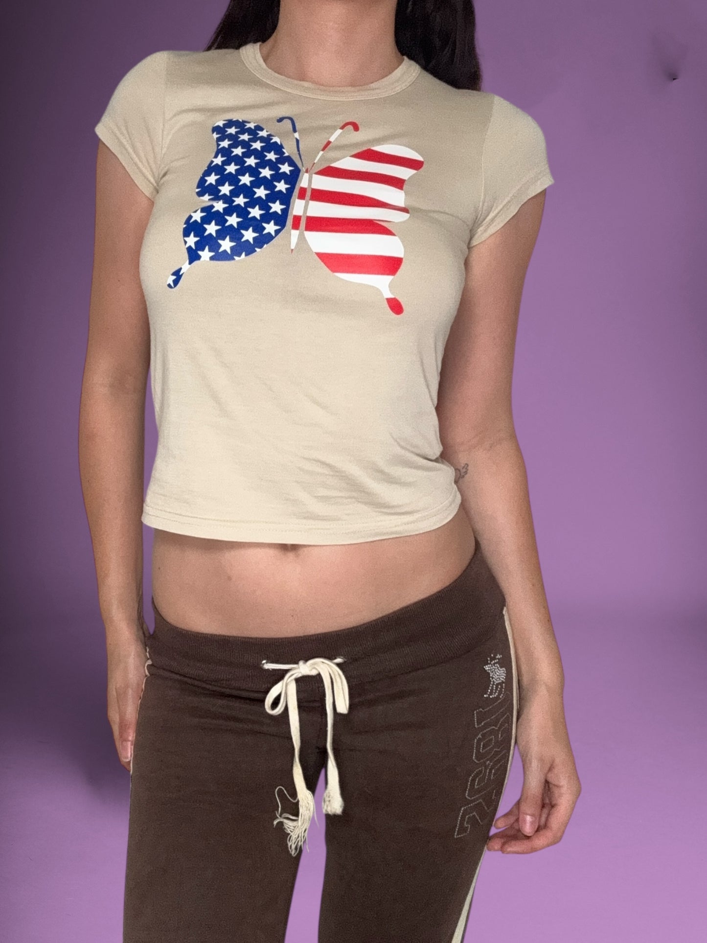 Juicy Couture USA Butterfly Tee ♡ Size S