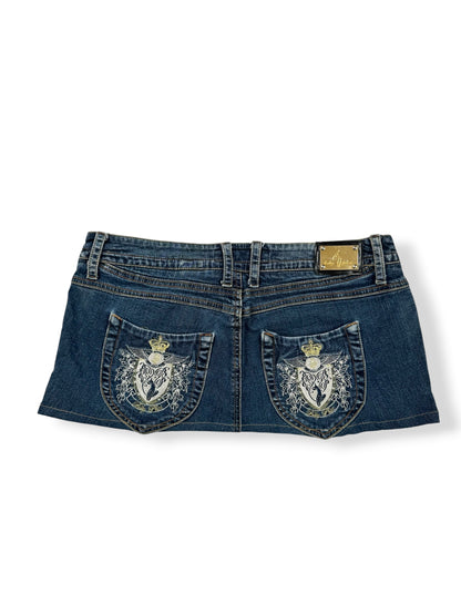 Baby Phat Denim Mini Skirt ♡ XL