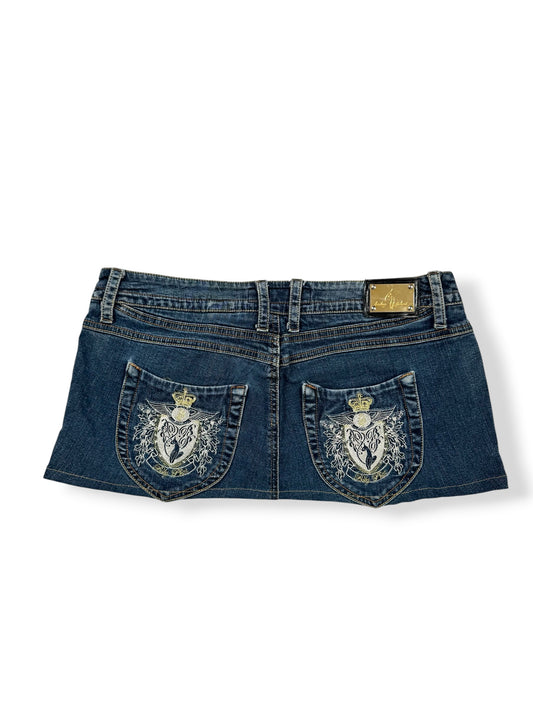 Baby Phat Denim Mini Skirt ♡ XL