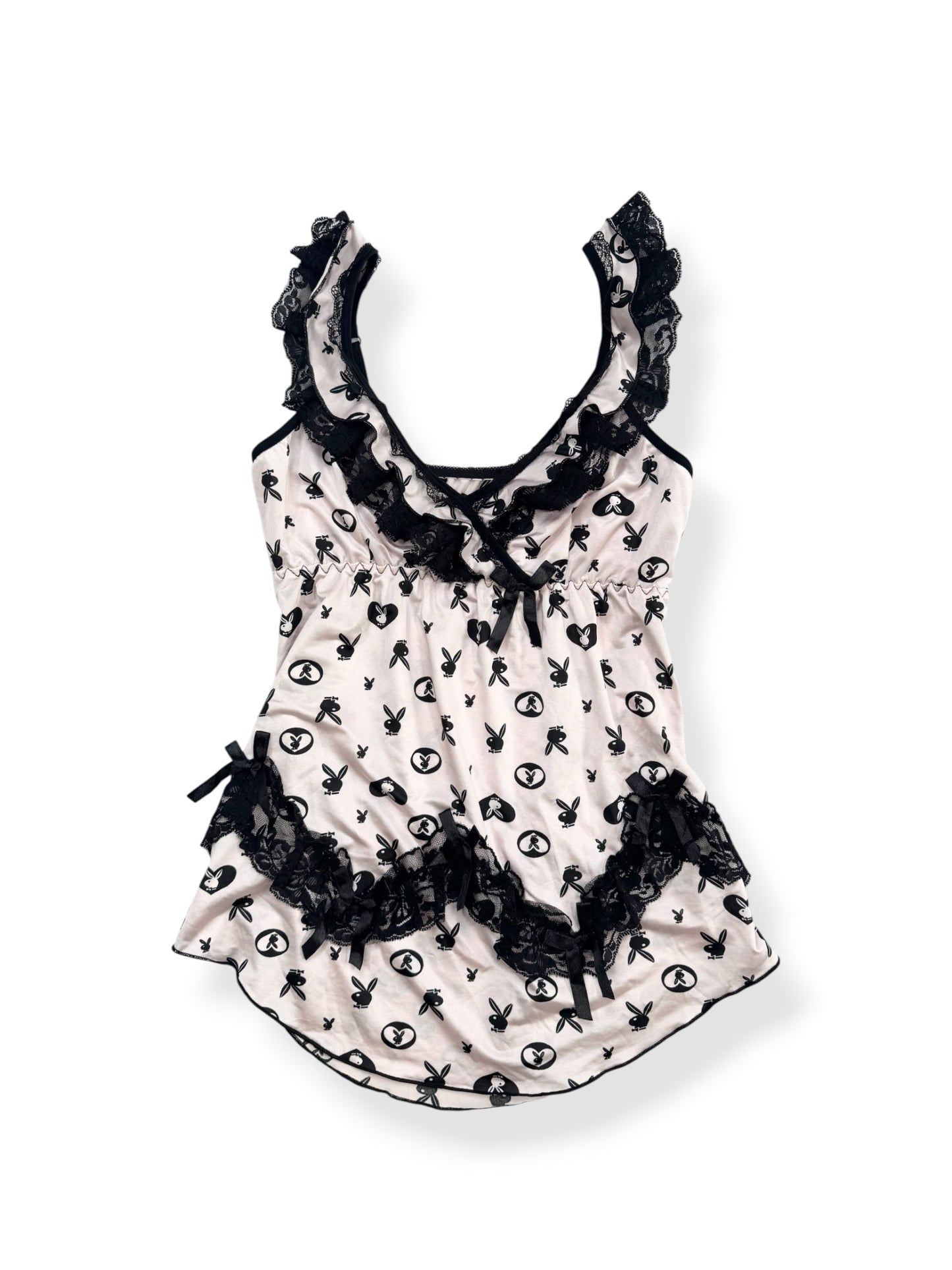 Playboy Pink & Black Cami ♡ S