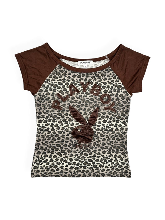 Playboy Leopard Tee ♡ Size S