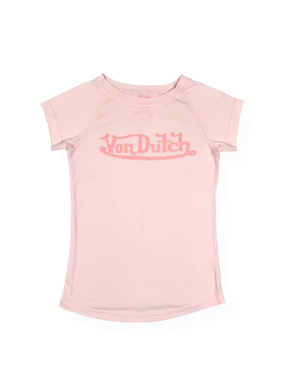 Von Dutch Pink Tee ♡ Size XXS
