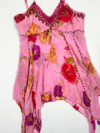 Floral Beaded Cami ♡ M