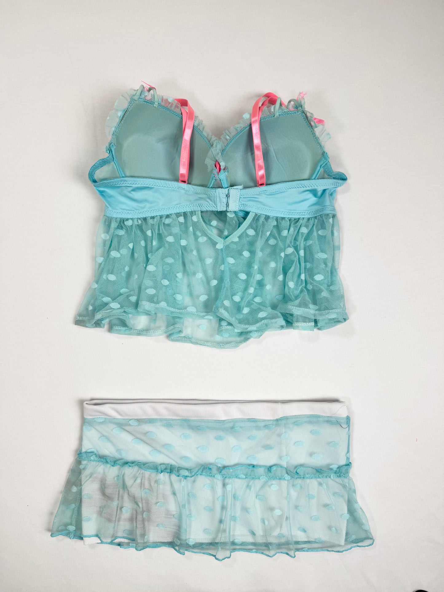 Blue Polka Cami Set ♡ XS/S