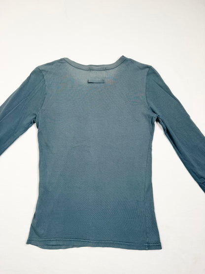 Juicy Couture Navy Skull Long Sleeved Top ♡ S