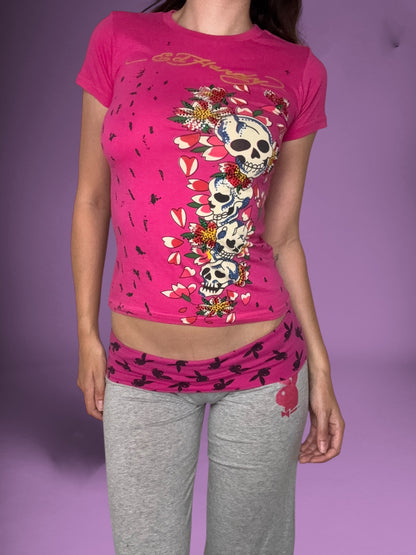 Ed Hardy Pink Tee ♡ S