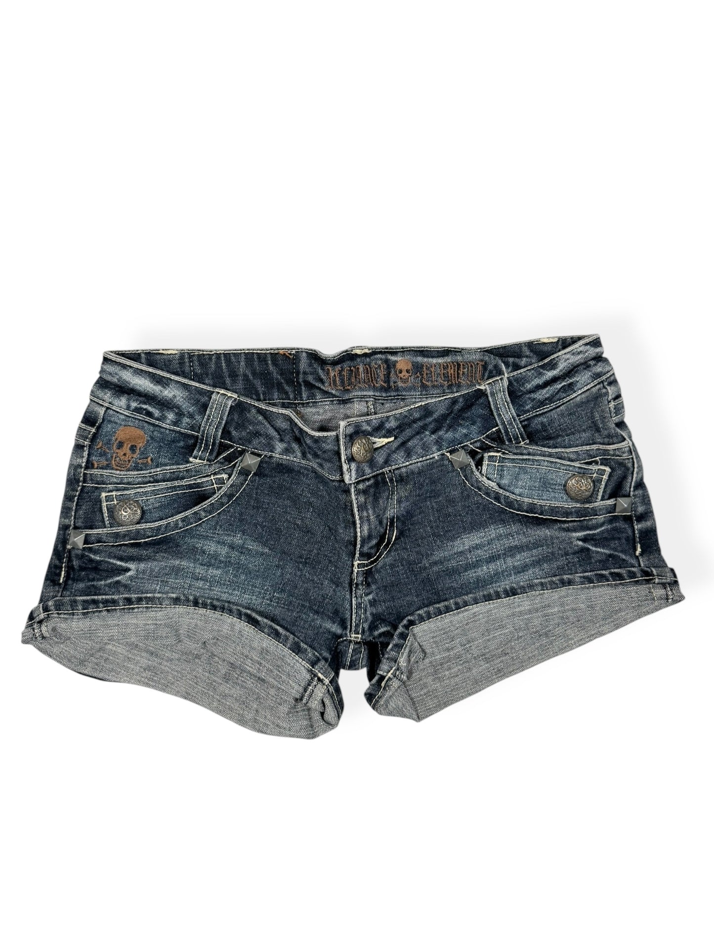 Skull Mini Shorts ♡ Size S