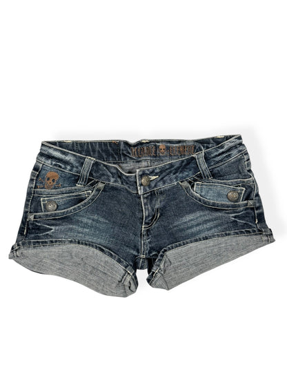 Skull Mini Shorts ♡ Size S