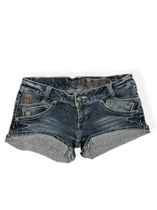 Skull Mini Shorts ♡ Size S