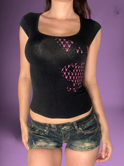 Playboy Fishnet Tee ♡ Size S