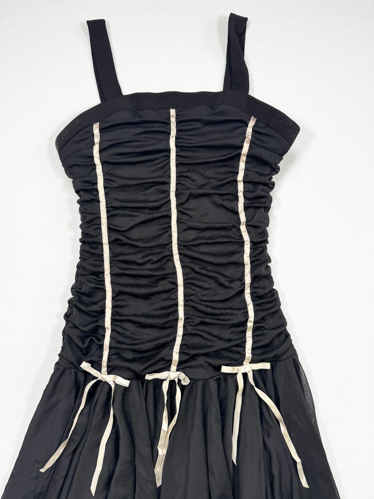 Ruched Ribbon Dress ♡ S