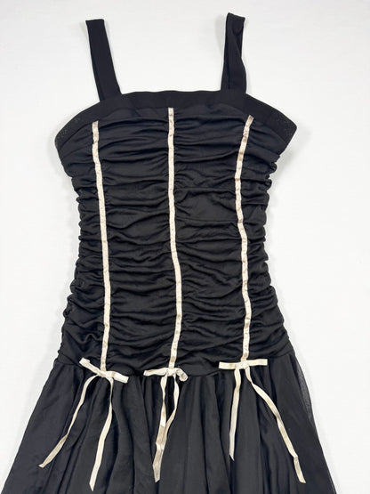 Ruched Ribbon Dress ♡ S