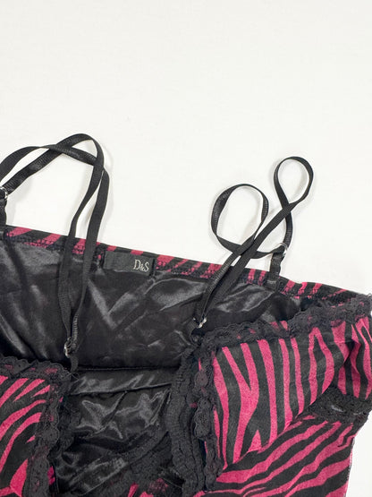 Pink Zebra Cami ♡ S
