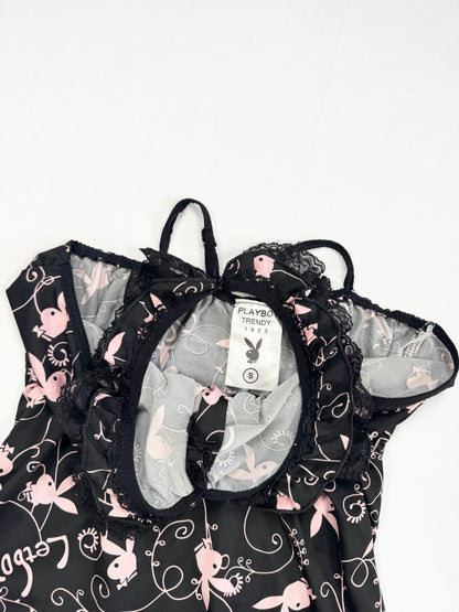 Playboy Cami & Skirt Set ♡ S