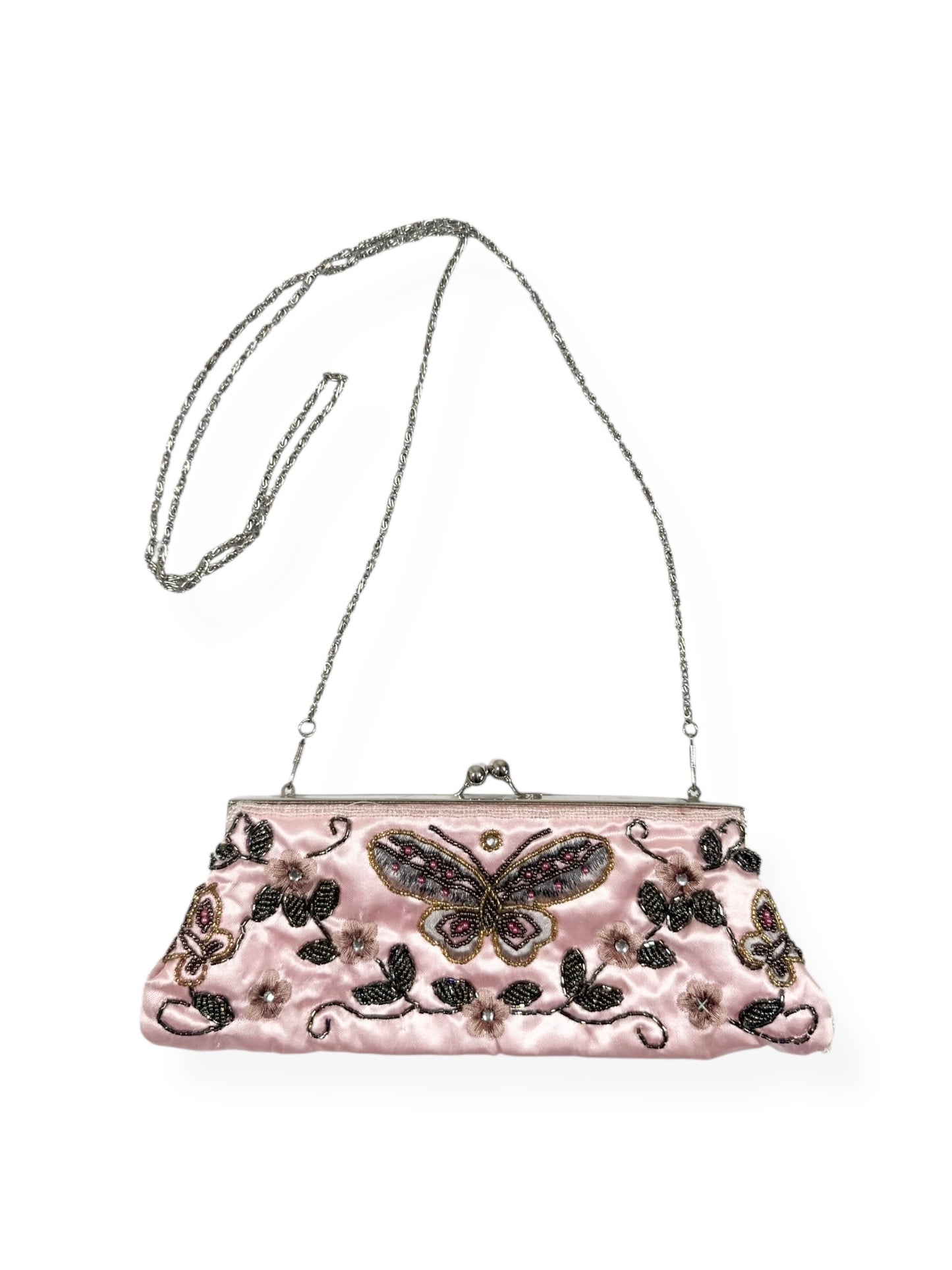 Vintage Butterfly Beaded Bag ♡