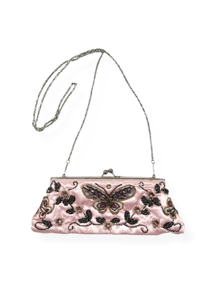 Vintage Butterfly Beaded Bag ♡