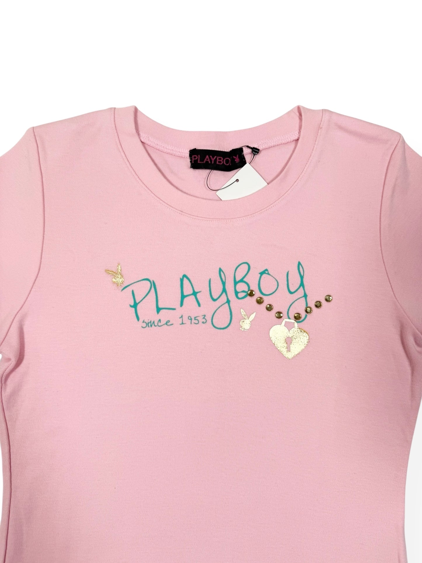 Playboy Locket Tee ♡ Size S/M