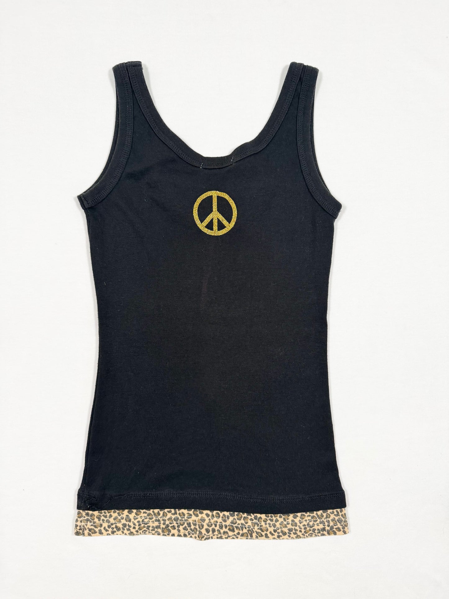 Leopard Zipper Tank ♡ Size S