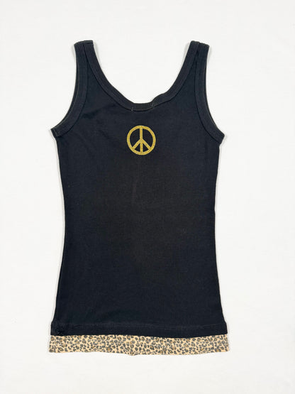 Leopard Zipper Tank ♡ Size S