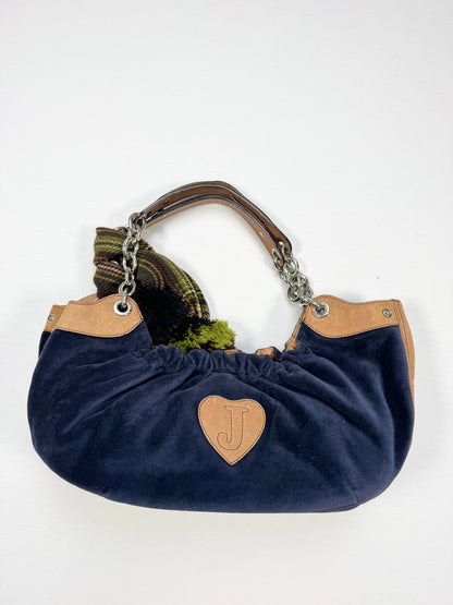Juicy Couture Plaid Pom Pom Handbag ♡