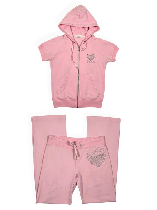 Bebe Pink Tracksuit ♡ S