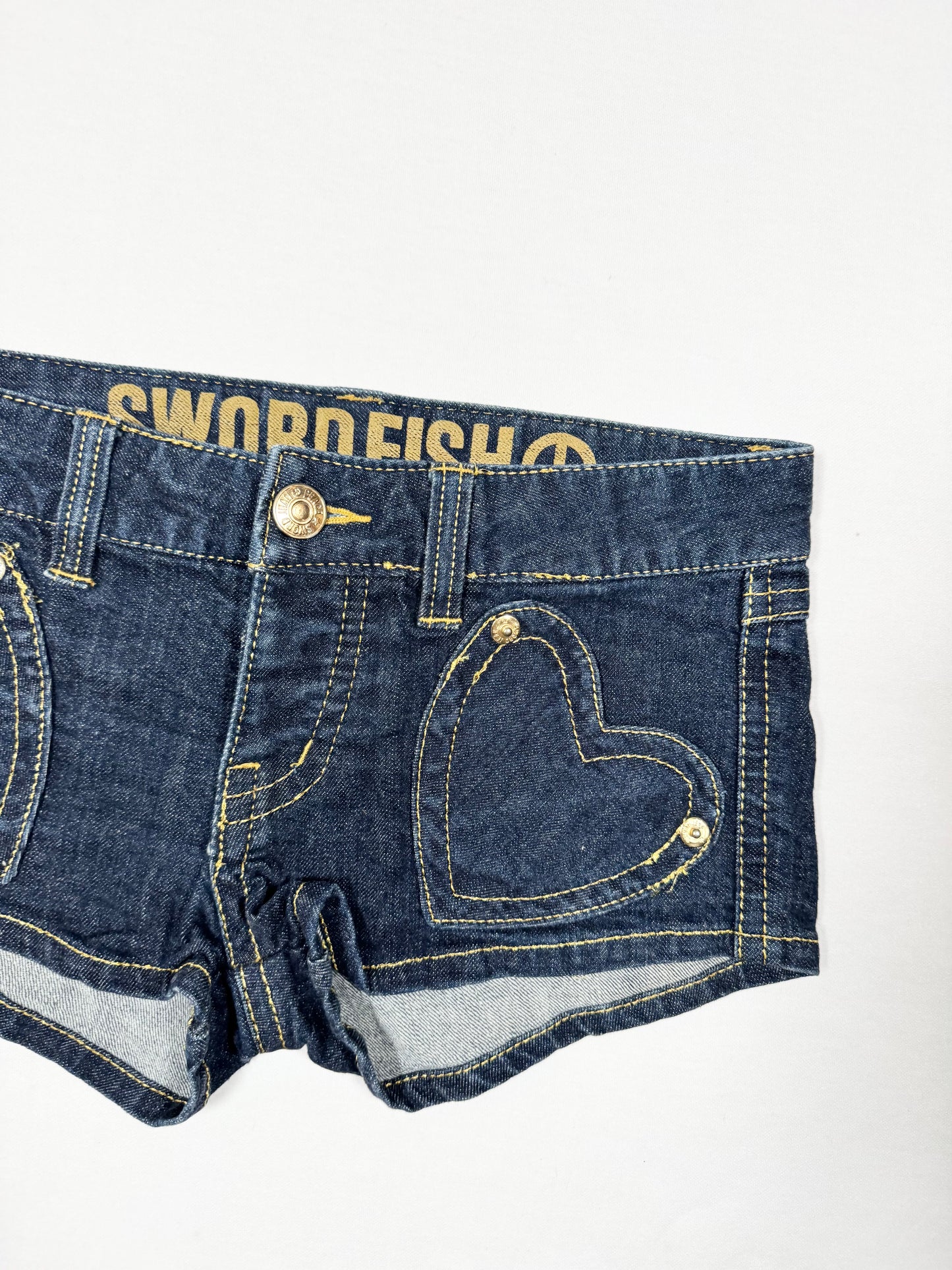 Swordfish Heart Shorts ♡ Size XS