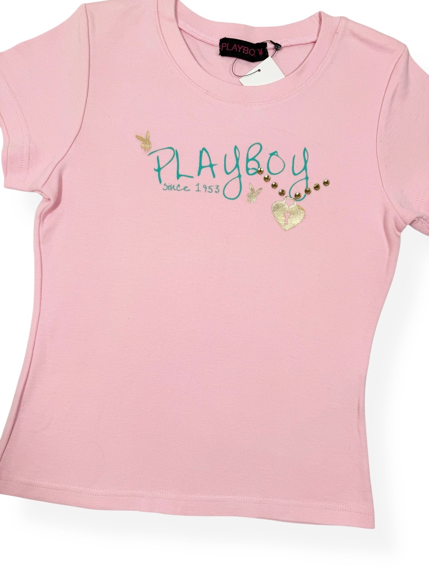 Playboy Locket Tee ♡ Size S/M