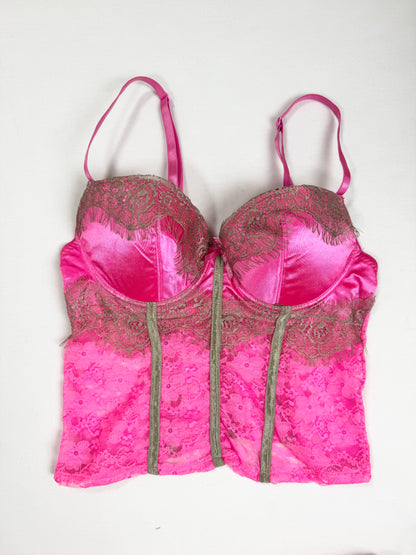 Pink Satin Cami Set ♡ S