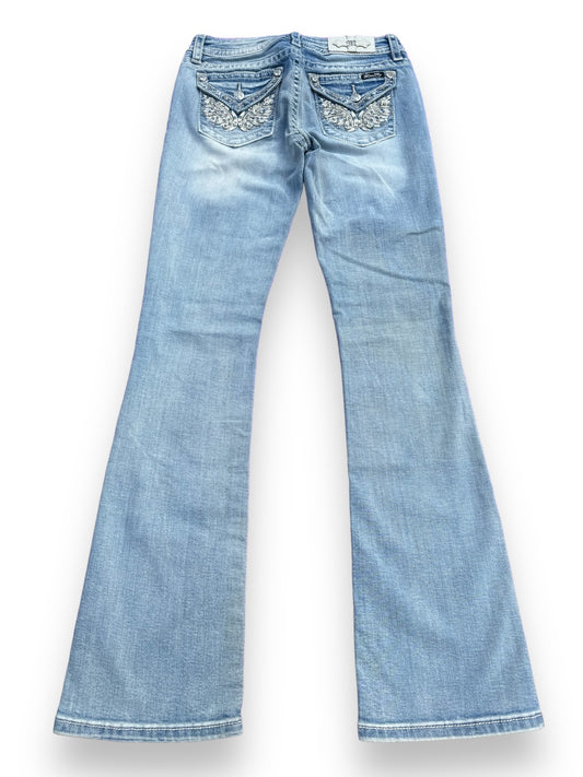 Miss Me Wing Flared Jeans