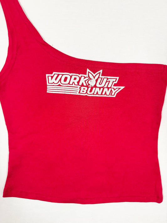 Workout bunny One Shoulder Tank